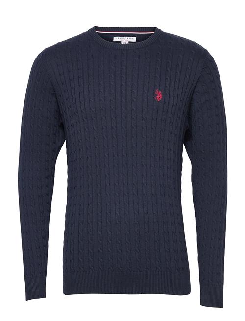 Se U.S. Polo Assn. Uspa Knit Archi Men U.S. Polo Assn. Navy ved Booztlet