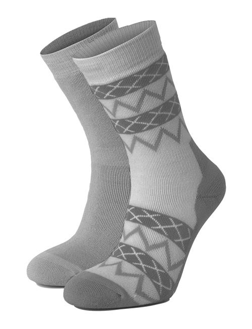 Se Johaug 2-Pk Wool Socks Johaug Grey ved Booztlet