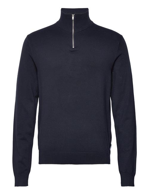 Ecovero Half Zip L/S Knit Lindbergh Navy