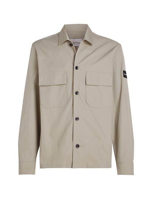 Calvin Klein Cotton Nylon Overshirt Calvin Klein Beige