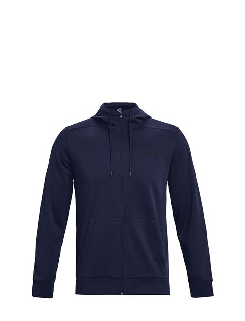 Se Under Armour Ua Armour Fleece Fz Hoodie Under Armour Navy ved Booztlet