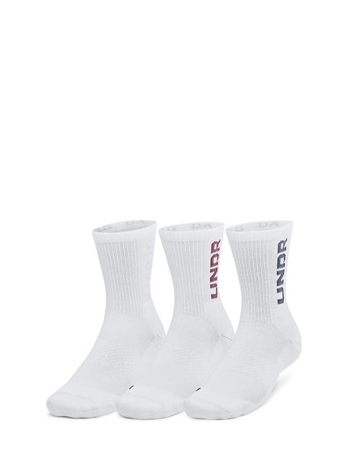 Ua 3-Maker 3Pk Mid-Crew Under Armour White