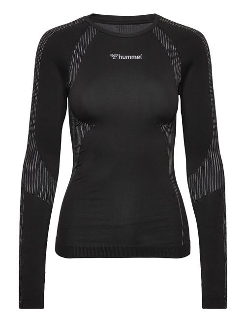 Se Hummel Hmlshaping Seamless T-Shirt L/S Hummel Black ved Booztlet