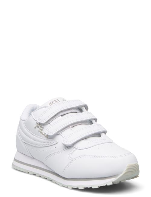 Se FILA Orbit Velcro Low Kids FILA White ved Booztlet