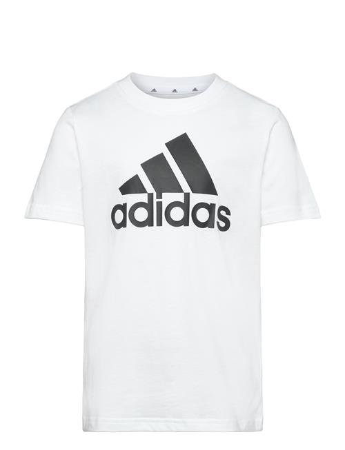 Se adidas Sportswear U Bl Tee Adidas Sportswear White ved Booztlet