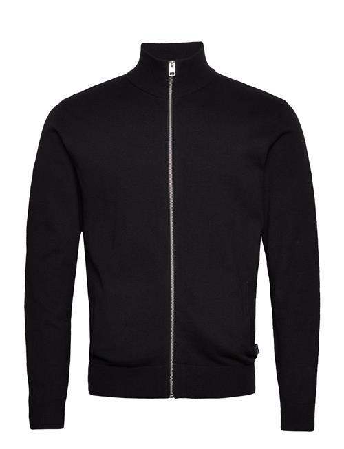 Se Jack & Jones Jjeemil Knit Turtle Zip Cardigan Noos Jack & J S Black ved Booztlet