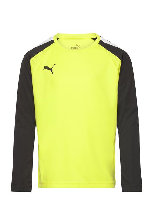 Se PUMA Teampacer Gk Ls Jersey Jr PUMA Yellow ved Booztlet