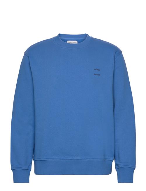 Se Samsøe Samsøe Joel Crew Neck 11414 Samsøe Samsøe Blue ved Booztlet