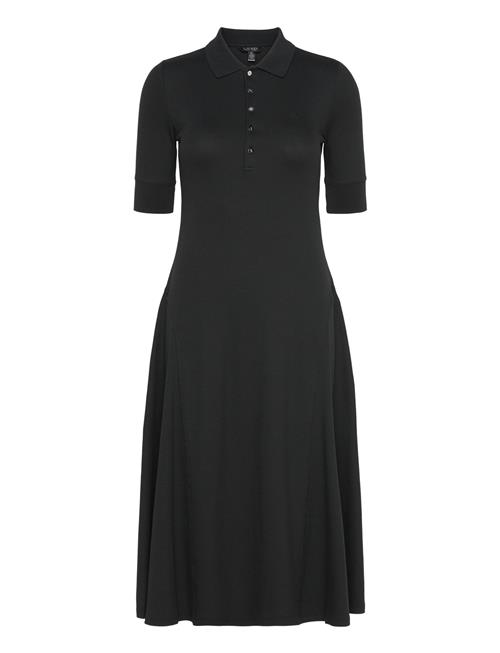 Cotton-Blend Polo Dress Lauren Ralph Lauren Black