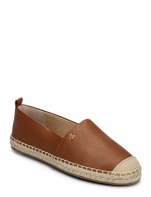 Lauren Ralph Lauren Tumbled Leather-Cameryn Iv-Es-Flt Lauren Ralph Lauren Brown