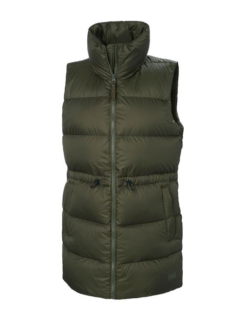 Se Helly Hansen W Essence Down Vest Helly Hansen Khaki ved Booztlet