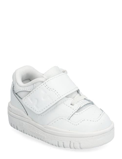 New Balance 550 Kids Bungee Lace With Hook & Loop Top Strap New Balance White