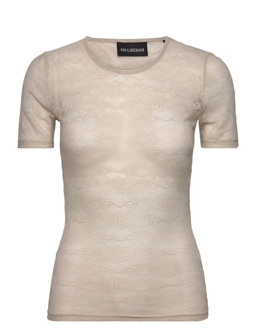 HAN Kjøbenhavn Lace Monogram Short Sleeve HAN Kjøbenhavn Beige