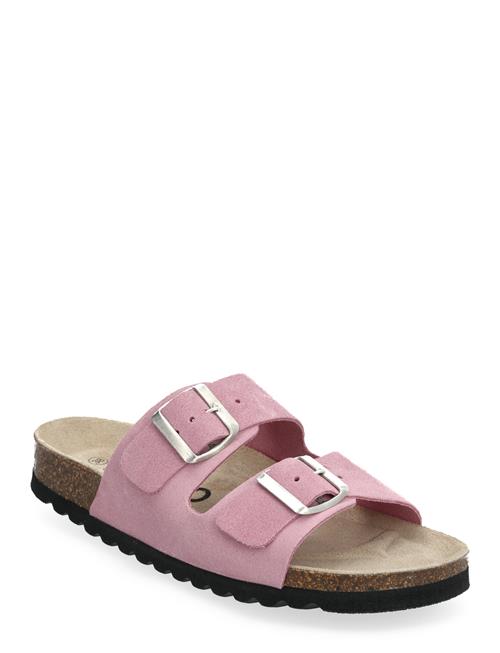 Se Bianco Biaolivia Sandal Suede Bianco Pink ved Booztlet