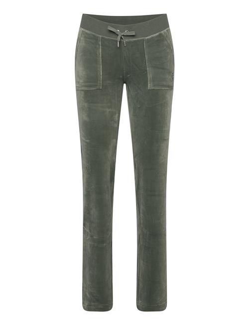 Del Ray Classic Velour Pant Pocket Design Regatta Juicy Couture Green