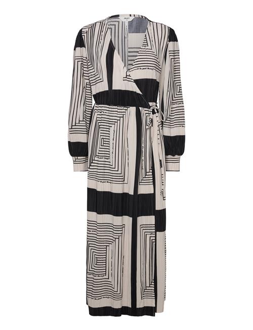 Object Objtobina L/S Wrap Dress 128 Div Object Black