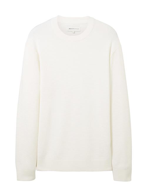 Se Tom Tailor Structured Basic Knit Tom Tailor White ved Booztlet