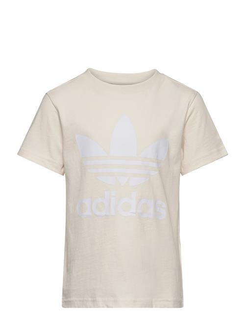 Se adidas Originals Trefoil Tee Adidas Originals Beige ved Booztlet