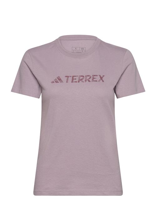 Terrex Classic Logo T-Shirt Adidas Terrex Purple