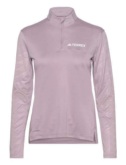 Se adidas Terrex Terrex Multi Half-Zip Long-Sleeve Top Adidas Terrex Pink ved Booztlet