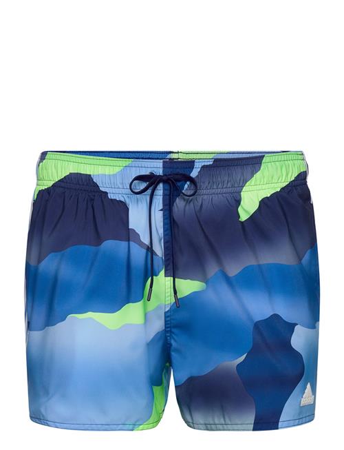 adidas Sportswear City Escape Camo 3-Stripes Cix Swim Shorts Adidas Sportswear Blue