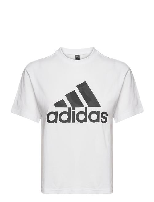 Se adidas Sportswear W Aop Tee Adidas Sportswear White ved Booztlet