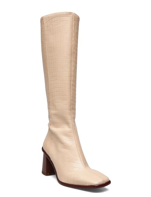 ALOHAS East Alli St Beige Leather Boots ALOHAS Beige