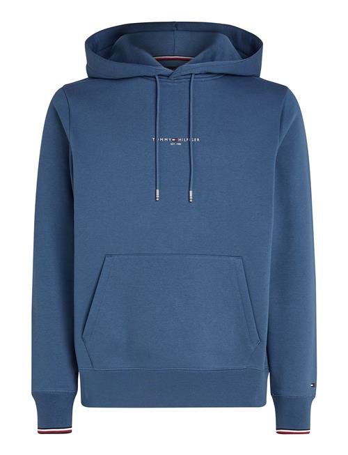 Se Tommy Hilfiger Tommy Logo Tipped Hoody Tommy Hilfiger Blue ved Booztlet