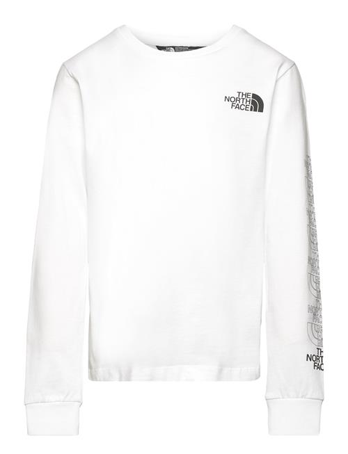 B New L/S Graphic Tee The North Face White