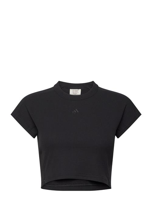 adidas Sportswear W Lng Rib Tee Adidas Sportswear Black