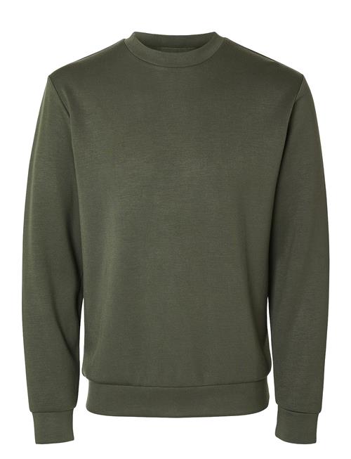 Selected Homme Slhemanuel Soft Crew Neck Sweat Noos Selected Homme Green