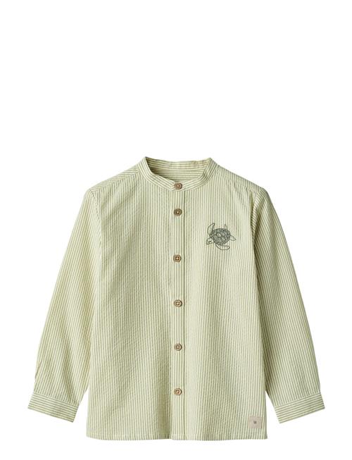 Wheat Shirt Embroidery Willum Wheat Green