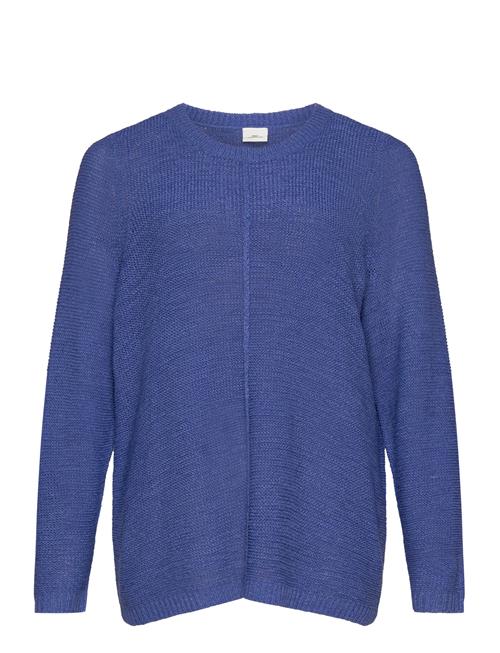 ONLY Carmakoma Carnew Foxy L/S Pullover Knt ONLY Carmakoma Blue