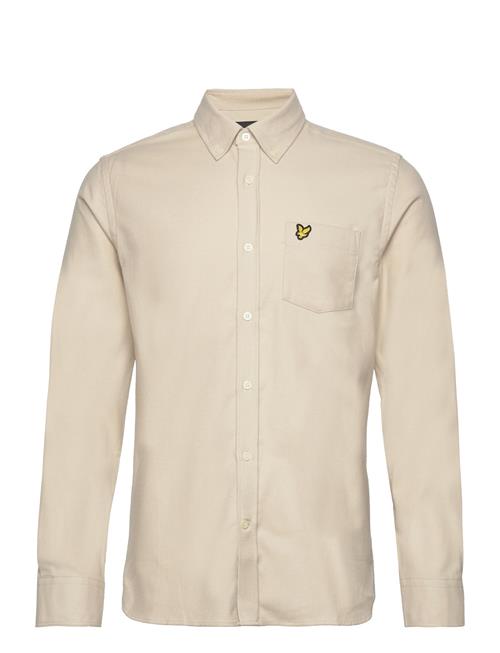 Lyle & Scott Plain Flannel Shirt Lyle & Scott Beige