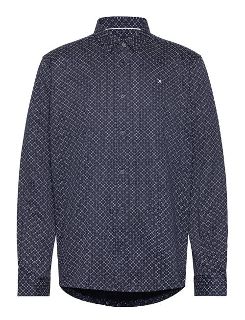 Clean Cut Copenhagen Valencia Stretch Aop Shirt Ls Clean Cut Copenhagen Blue