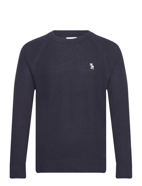 Se Abercrombie & Fitch Anf Mens Sweaters Abercrombie & Fitch Navy ved Booztlet