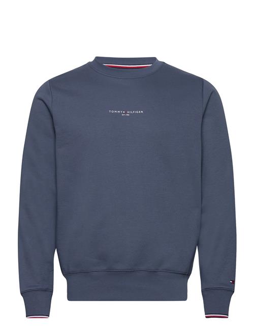 Tommy Hilfiger Tommy Logo Tipped Crewneck Tommy Hilfiger Navy