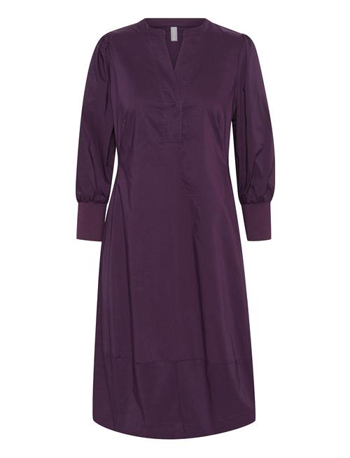 Cuantoinett 3/4 Sleeve Dress Culture Purple