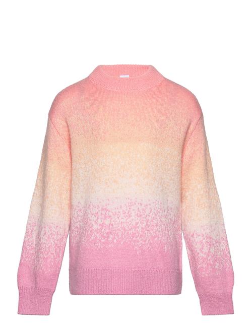 Lindex Sweater Knitted Graded Colors Lindex Pink