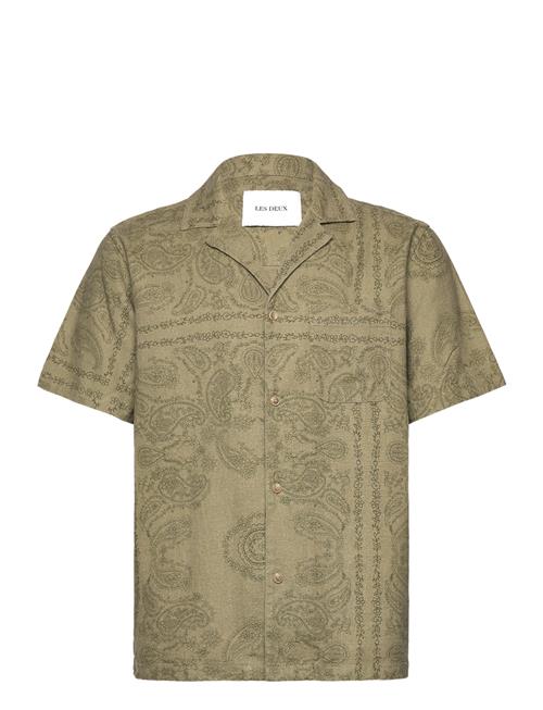 Lesley Paisley Ss Shirt Les Deux Green