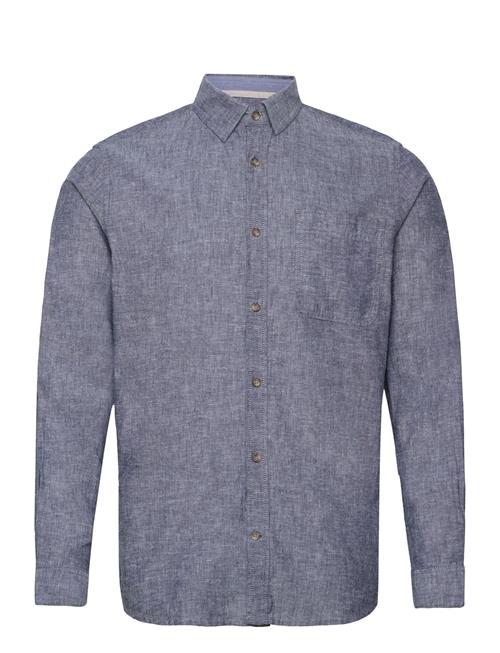 Tom Tailor Cotton Linen Shirt Tom Tailor Blue