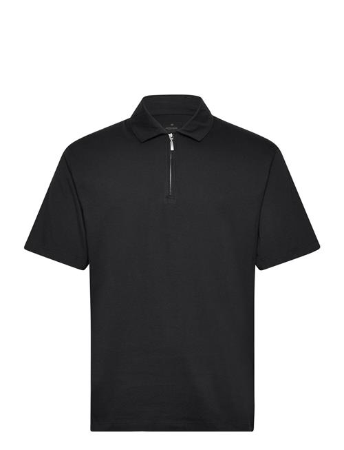 Jack & Jones Jprblaholst Ss Zip Polo Jack & J S Black