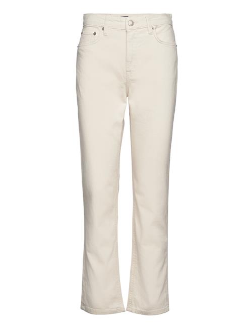 Lauren Ralph Lauren High-Rise Straight Ankle Jean Lauren Ralph Lauren Cream