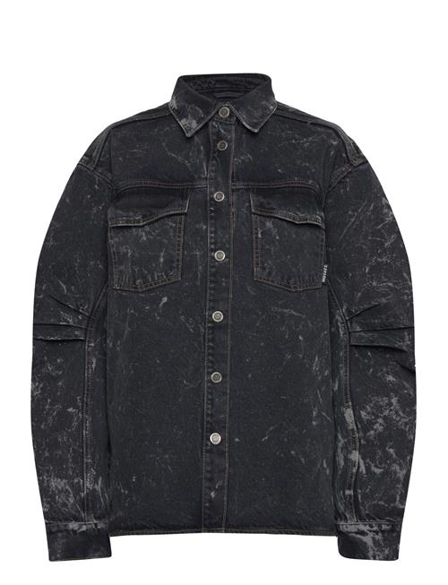 ROTATE Birger Christensen Washed Twill Shirt ROTATE Birger Christensen Black