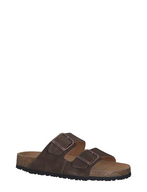 Se Tamaris Women Slides Tamaris Brown ved Booztlet