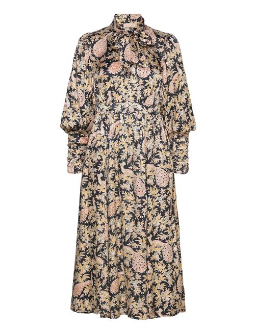 Jacquard Midi Dress By Ti Mo Black