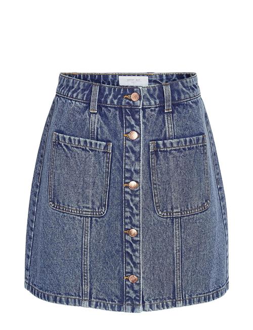 NOISY MAY Nmlala Hw Denim Skirt Vi471Mb NOISY MAY Blue