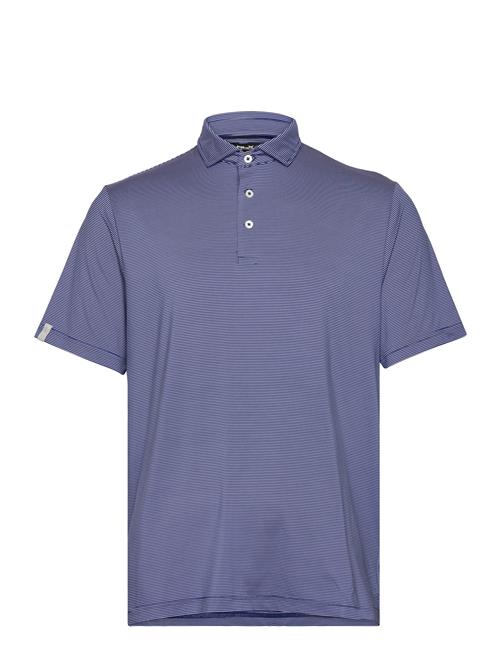 Se Ralph Lauren Golf Classic Fit Striped Jersey Polo Shirt Ralph Lauren Golf Blue ved Booztlet