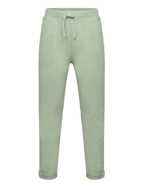 Lindex Trousers Slub Lindex Green