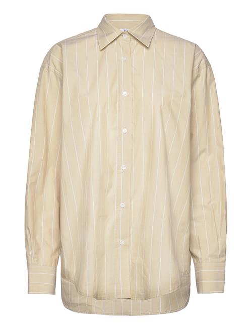 Filippa K Stripe Poplin Shirt Filippa K Beige